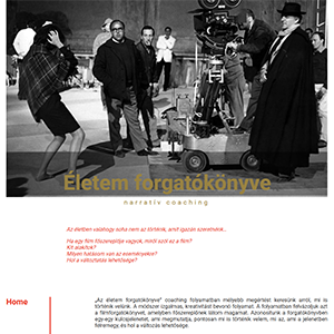 Narrative Coaching narratív coaching weboldal - Személyes történetek újraértelmezés transformáció - Farkas Márk minimál dizájn personal growth honlap - Budapest narrative method website