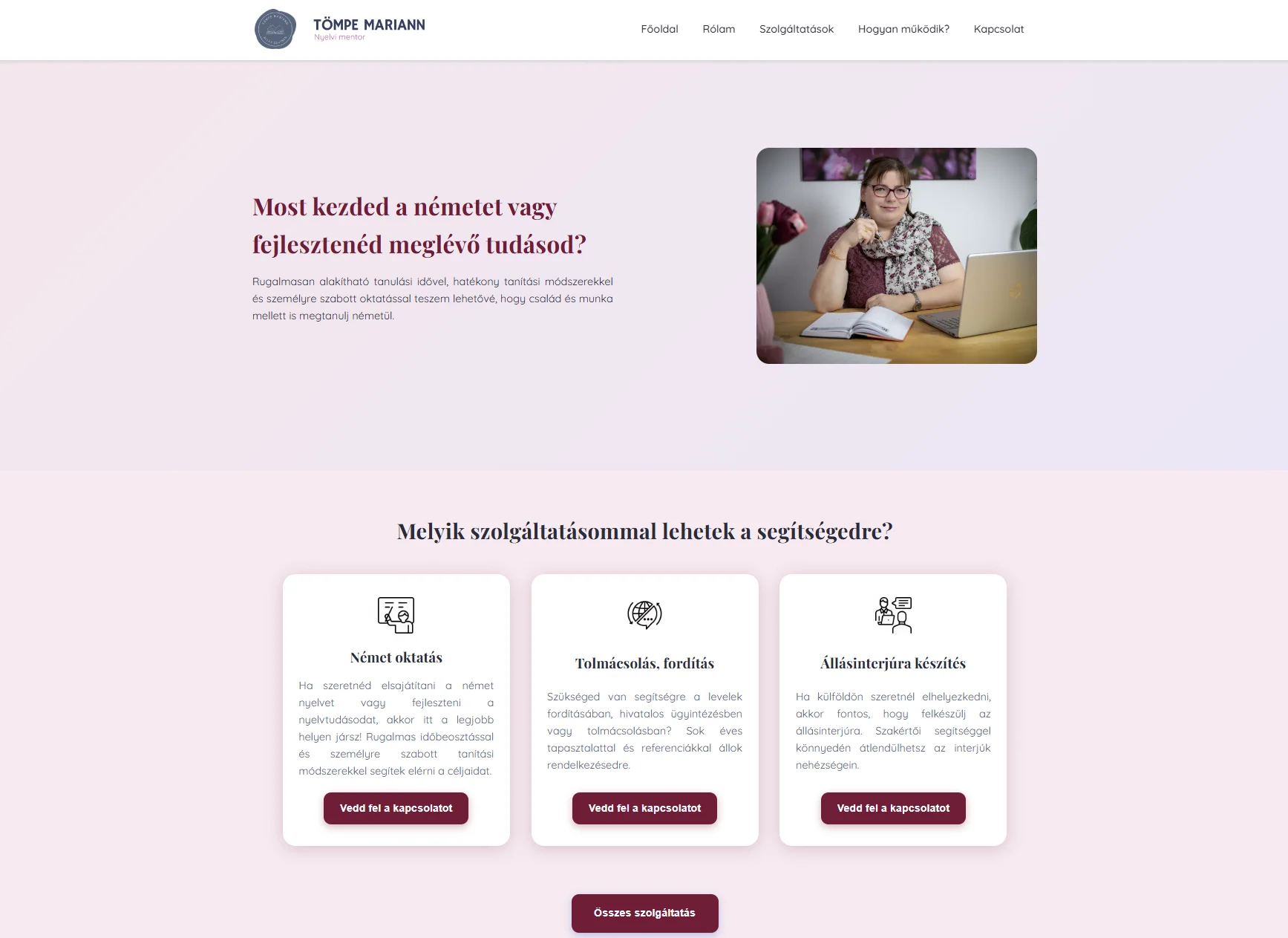 Tömpe Mariann nyelvtanár